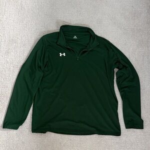 Under Armour Forest Green Quarter-Zip Pullover
